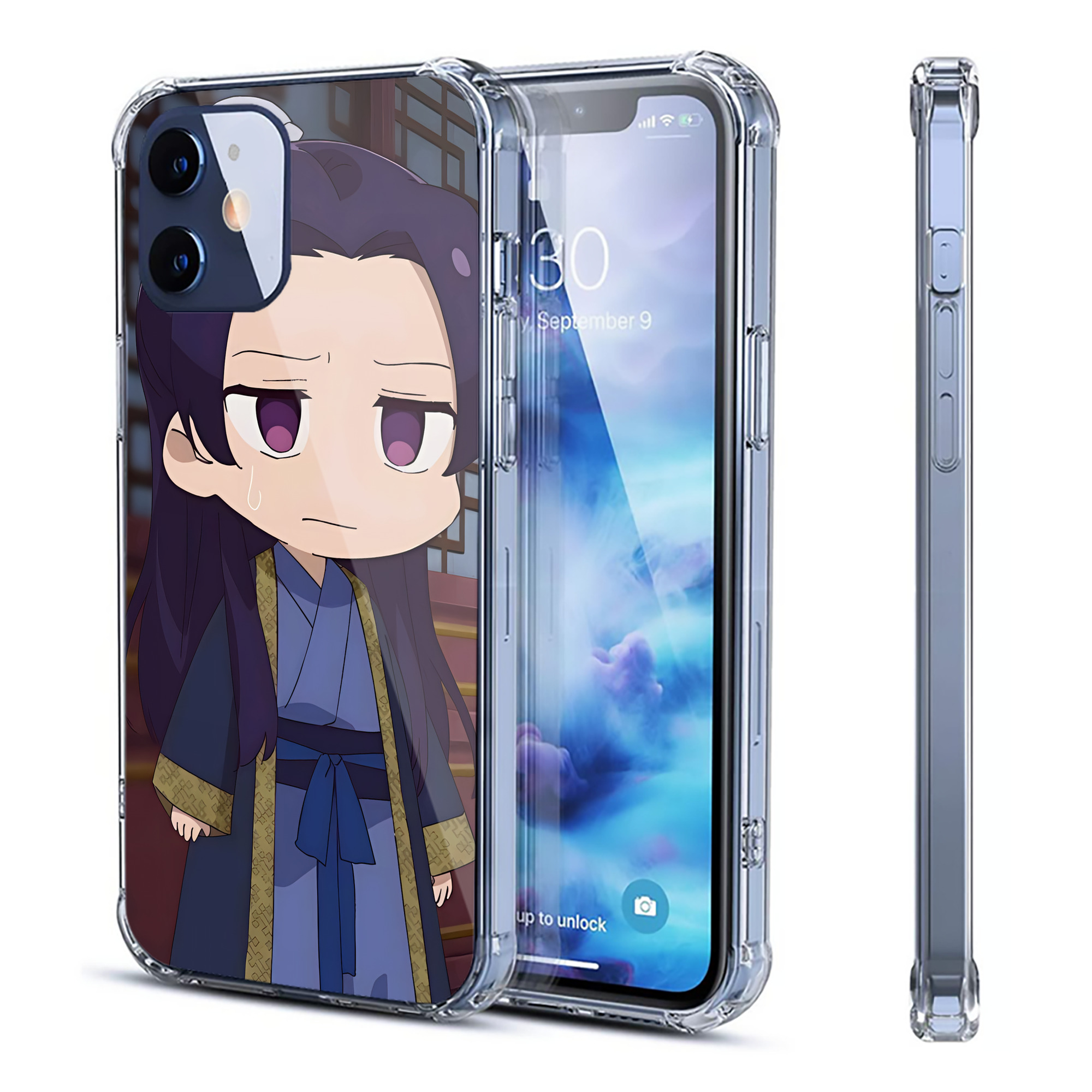 （画像用） 薬屋のひとりごと The Apothecary Diaries 【iPhone 12シリーズ対応】透明スマホケース（クリアソフトケース）